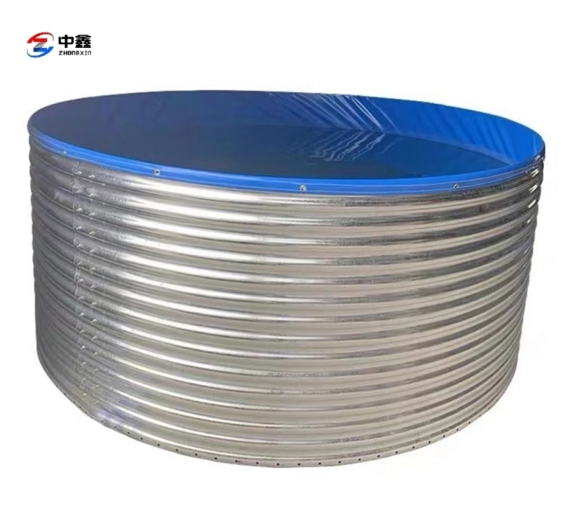 Galvanized Canvas Fish Pond — main image